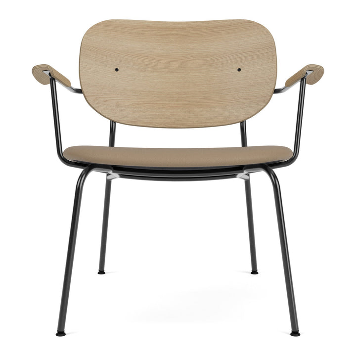 Co Upholstered Lounge Chair Chairs Audo Copenhagen Natural Oak / 1611 - Sierra Stone Leather