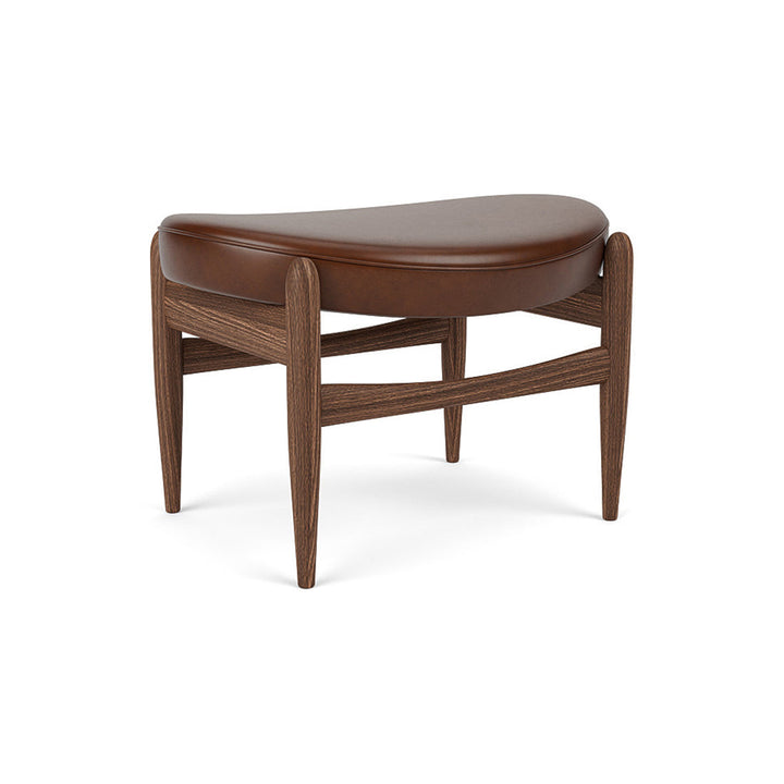 Elizabeth Ottoman Ottomans Audo Copenhagen Walnut / 0329 - Dakar Leather