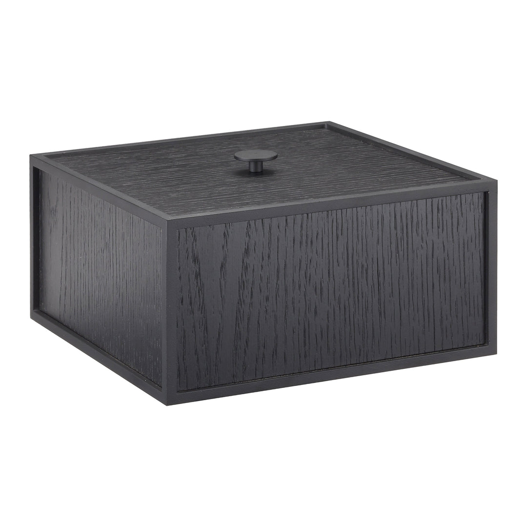 Frame Storage Box Decor Audo Copenhagen Black Stained Ash Large: 7.9 in width