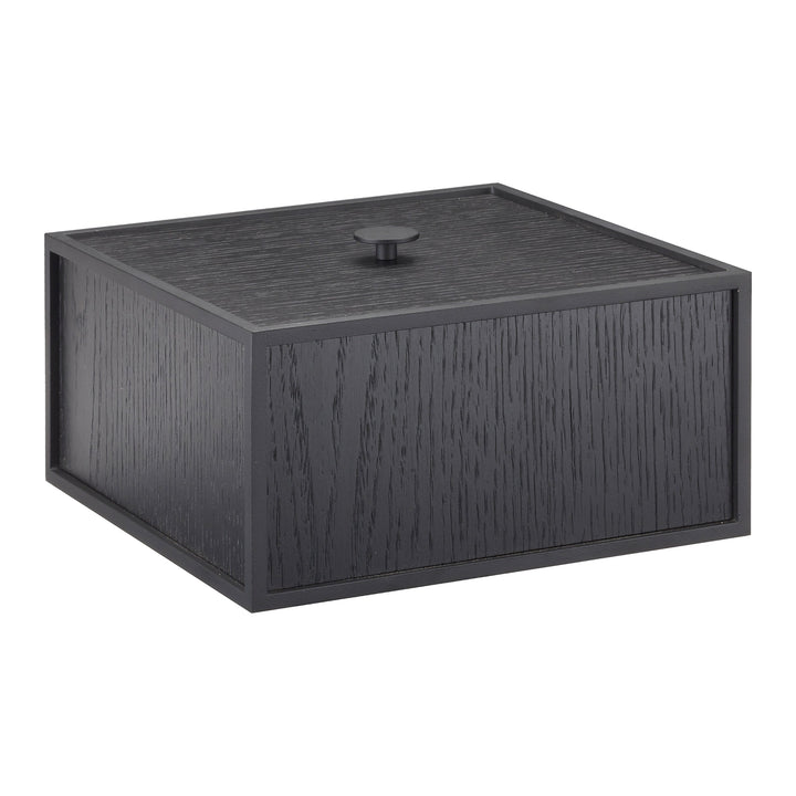 Frame Storage Box Decor Audo Copenhagen Black Stained Ash Large: 7.9 in width