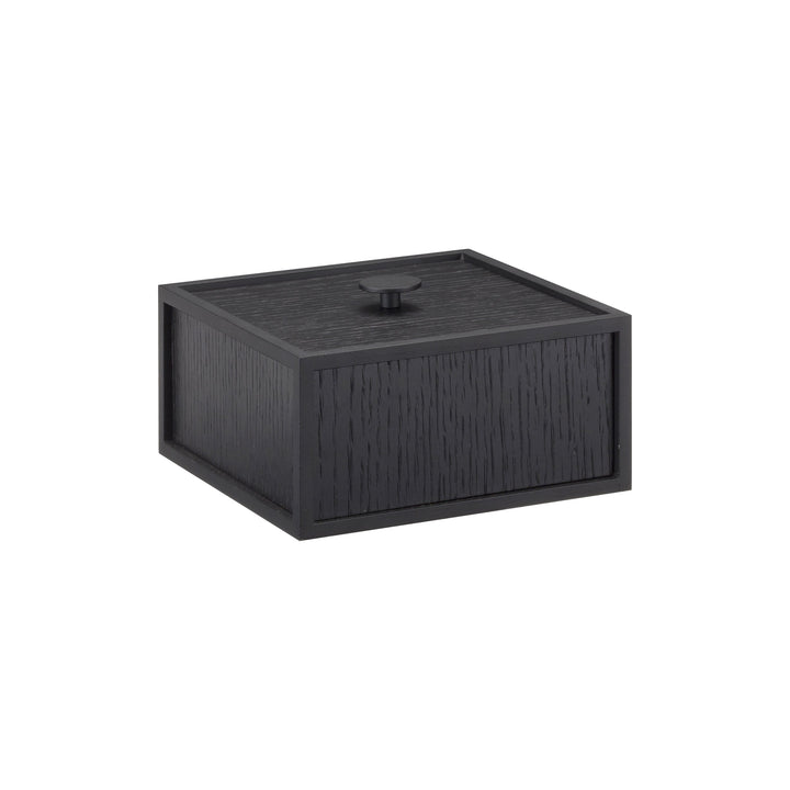 Frame Storage Box Decor Audo Copenhagen Black Stained Ash Medium: 5.5 in width