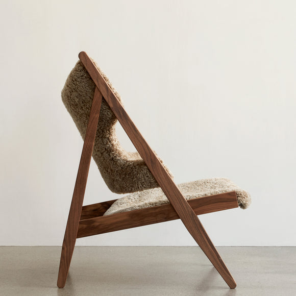 Knitting Lounge Chair Sheepskin Upholstery Chairs Audo Copenhagen