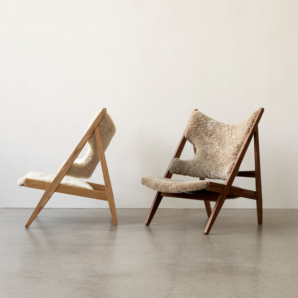 Knitting Lounge Chair Sheepskin Upholstery Chairs Audo Copenhagen