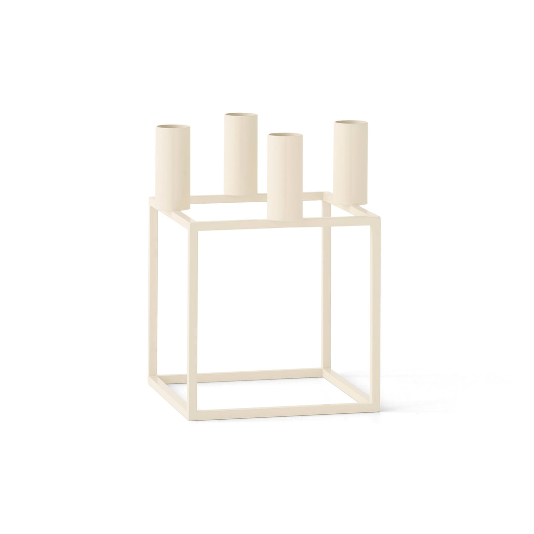 Kubus 4 Candleholder Candle Holders Audo Copenhagen Ivory Candleholder Only Candleholder Only