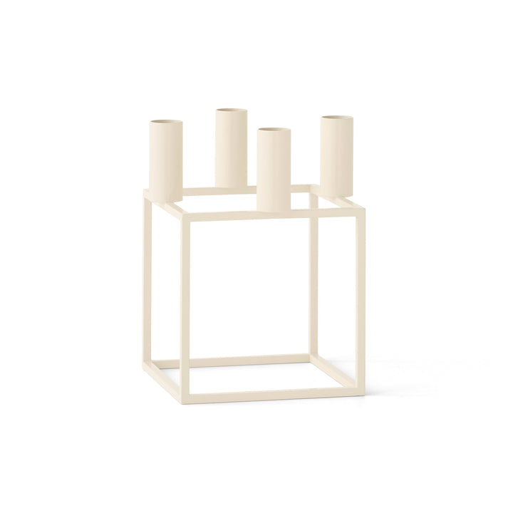 Kubus 4 Candleholder Candle Holders Audo Copenhagen Ivory Candleholder Only Candleholder Only