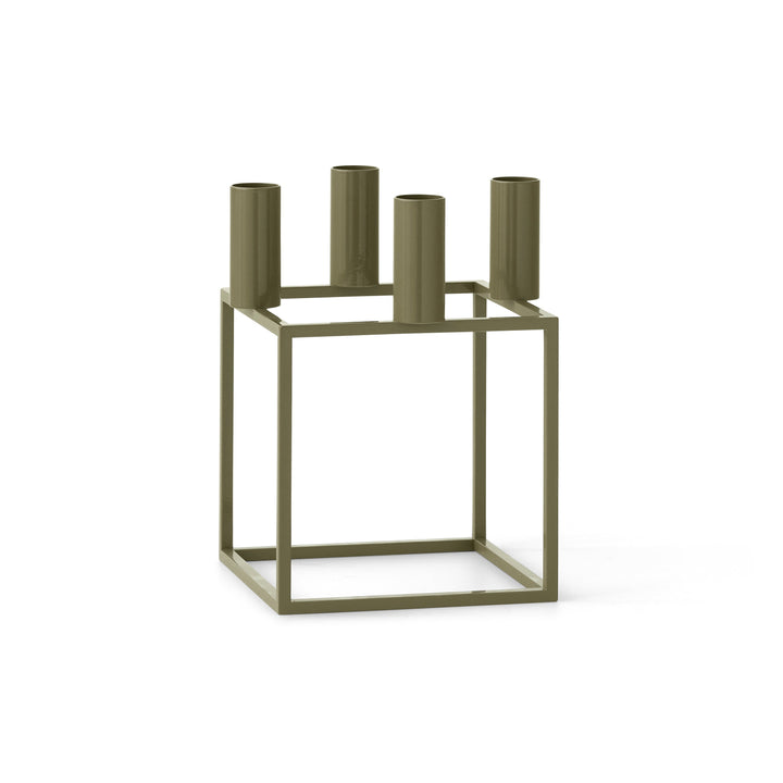 Kubus 4 Candleholder Candle Holders Audo Copenhagen Olive Candleholder Only Candleholder Only