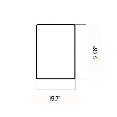 Norm Rectangular Wall Mirror Mirrors Audo Copenhagen