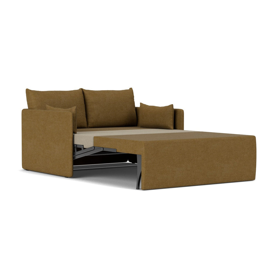 Offset 2-Seater Sofa Bed Sofas Audo Copenhagen 06 - Audo Boucle Gold