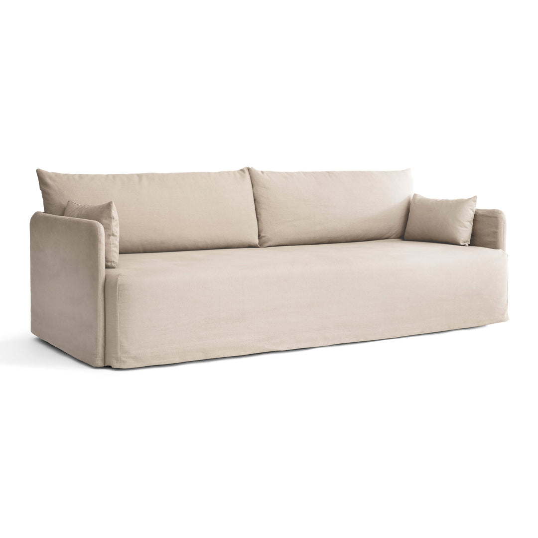 Offset 3-Seater Sofa with Loose Cover Sofas Audo Copenhagen YC04064-02 - Logan Sand