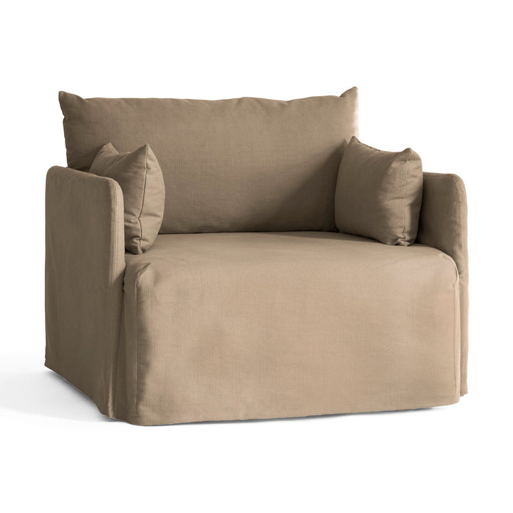 Offset Lounge Chair with Loose Cover Chairs Audo Copenhagen YC04064-03 - Logan Flint