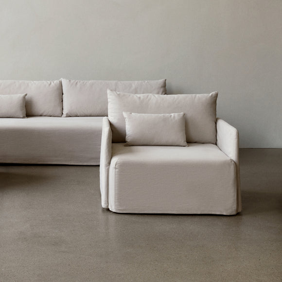 Offset Lounge Chair with Loose Cover Chairs Audo Copenhagen