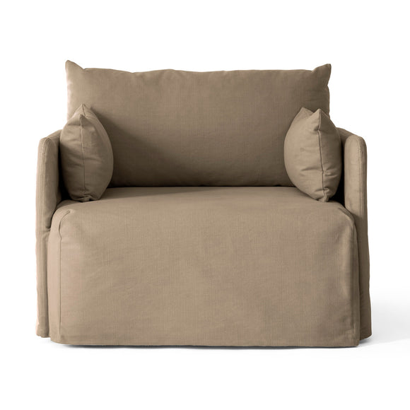 Offset Lounge Chair with Loose Cover Chairs Audo Copenhagen