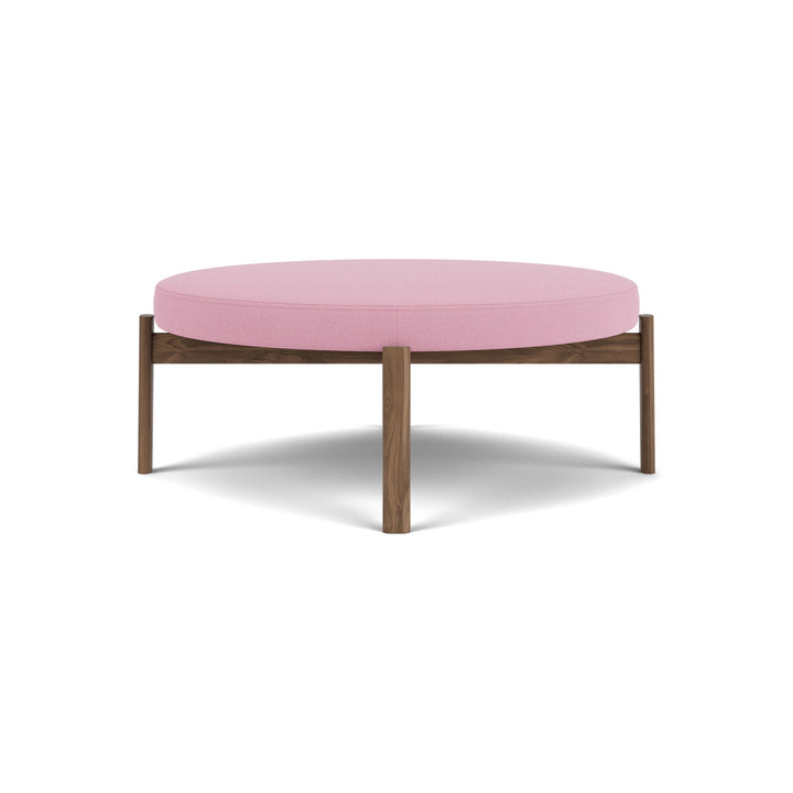 Passage Pouf Ottomans Audo Copenhagen 0526 - Vidar Pink / Walnut