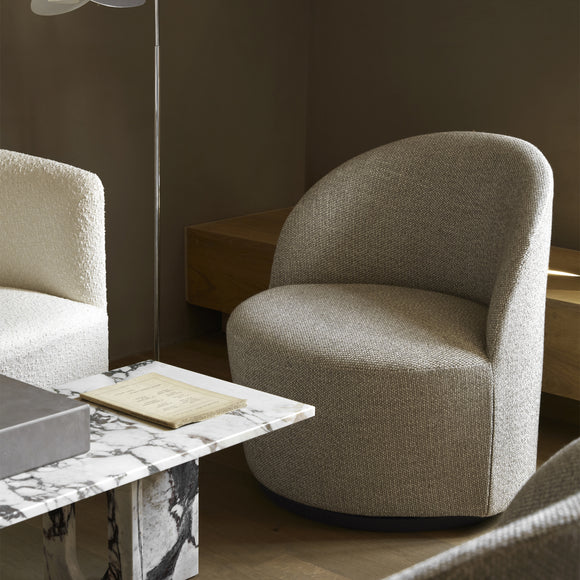 Tearoom Lounge Chair with Return Swivel Base Furniture Audo Copenhagen