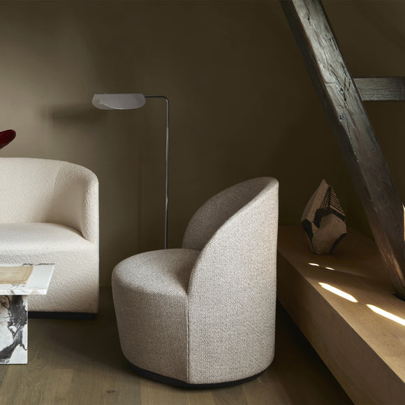 Tearoom Lounge Chair with Return Swivel Base Furniture Audo Copenhagen