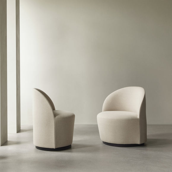 Tearoom Lounge Chair with Return Swivel Base Furniture Audo Copenhagen