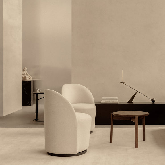 Tearoom Lounge Chair with Return Swivel Base Furniture Audo Copenhagen