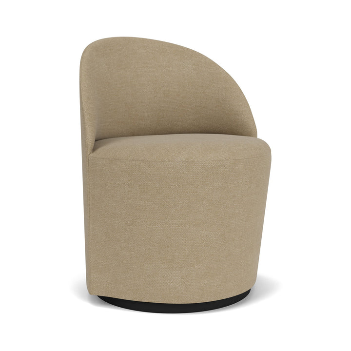 Tearoom Side Chair with Return Swivel Base Chairs Audo Copenhagen 02 - Audo Boucle Beige
