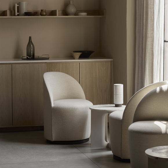 Tearoom Side Chair with Return Swivel Base Chairs Audo Copenhagen