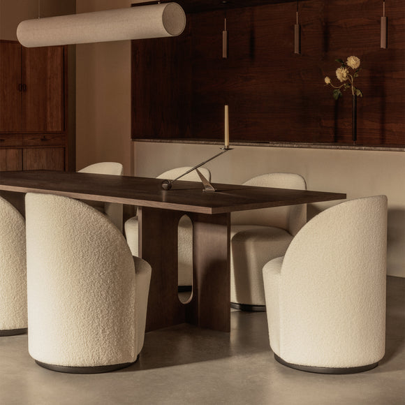 Tearoom Side Chair with Return Swivel Base Chairs Audo Copenhagen