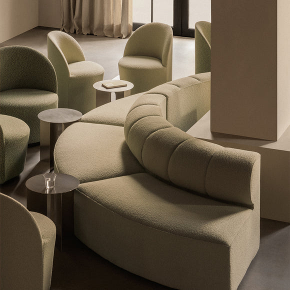 Tearoom Side Chair with Return Swivel Base Chairs Audo Copenhagen