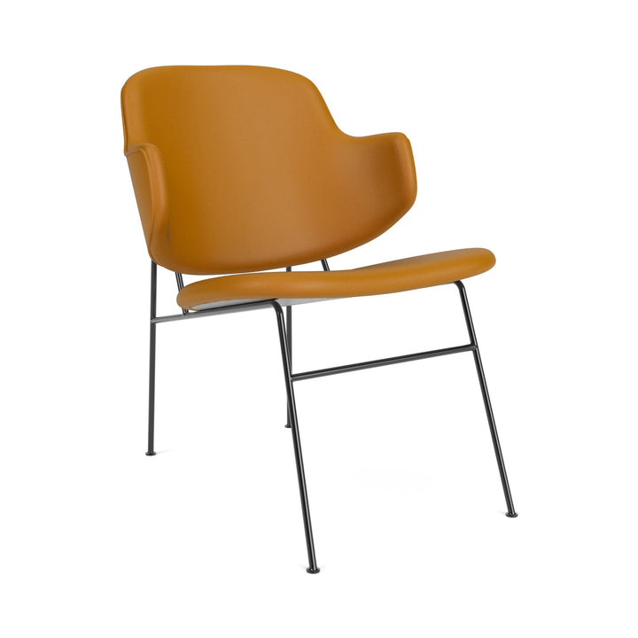 The Penguin Upholstered Lounge Chair Chairs Audo Copenhagen 0250 - Cognac Dakar Leather