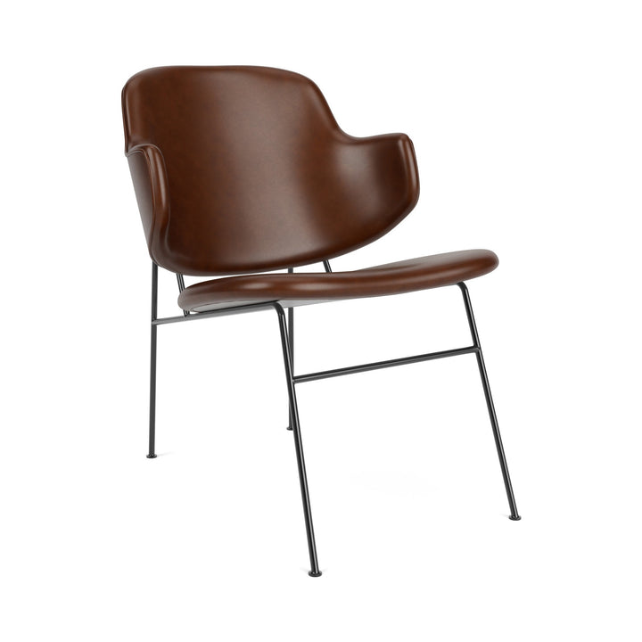The Penguin Upholstered Lounge Chair Chairs Audo Copenhagen 0329 - Brown Dakar Leather