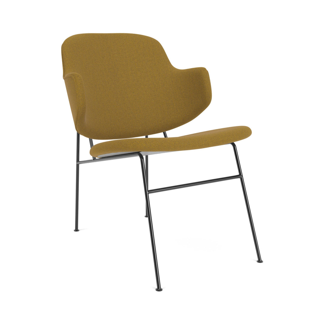 The Penguin Upholstered Lounge Chair Chairs Audo Copenhagen 0448 - Yellow Ochre Re-wool