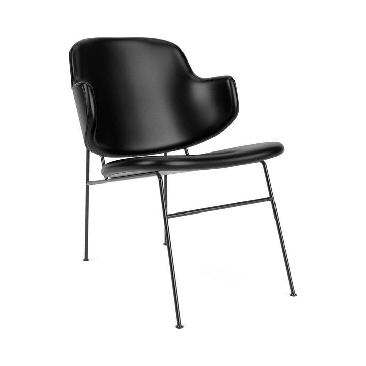 The Penguin Upholstered Lounge Chair Chairs Audo Copenhagen 0842 - Black Dakar Leather