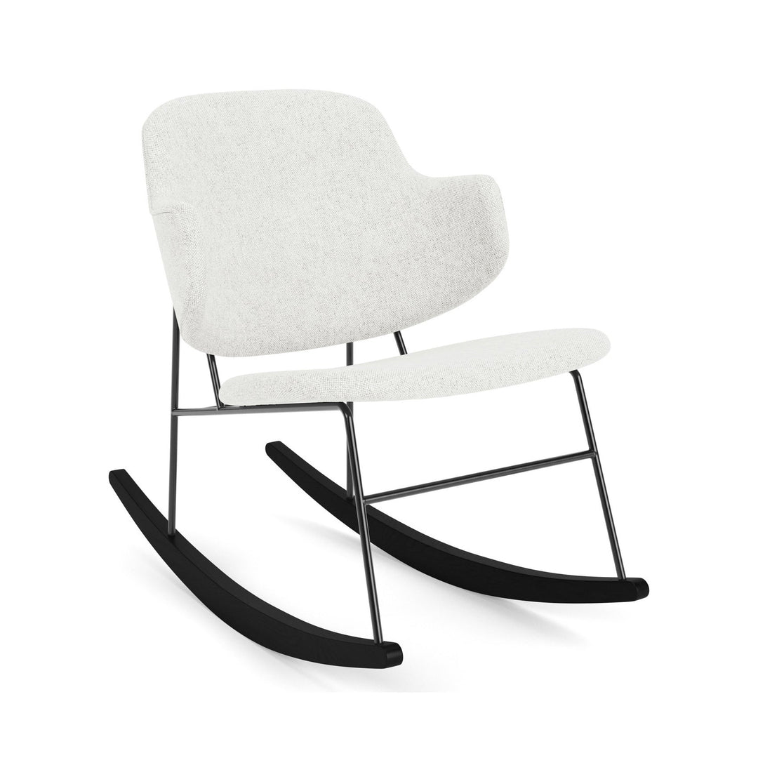 The Penguin Upholstered Rocking Chair Rocking Chairs Audo Copenhagen 0110 - Grey Hallingdal