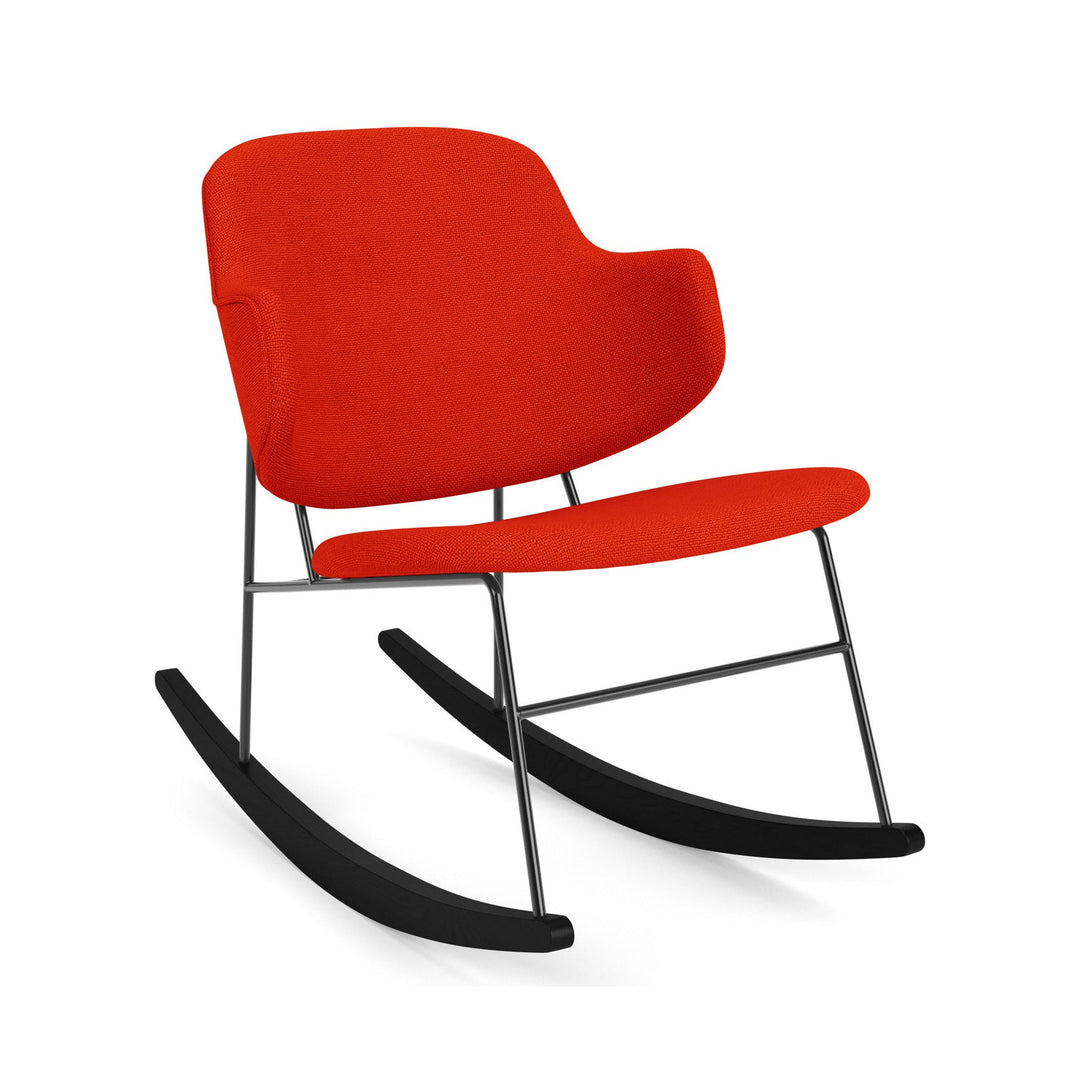 The Penguin Upholstered Rocking Chair Rocking Chairs Audo Copenhagen 0600 - Red Hallingdal