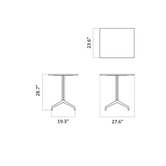 Harbour Column Rectangular Table Tables Audo Copenhagen