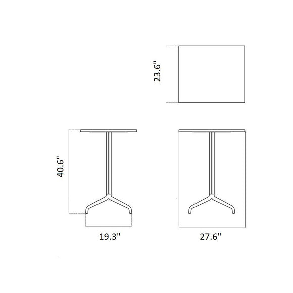 Harbour Column Rectangular Table Tables Audo Copenhagen
