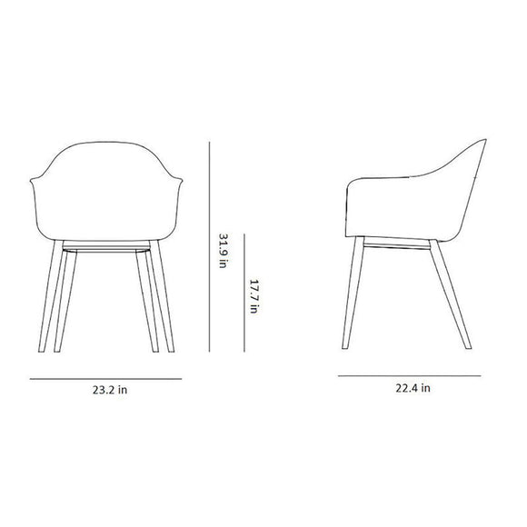 Harbour Dining Chair Chairs Audo Copenhagen