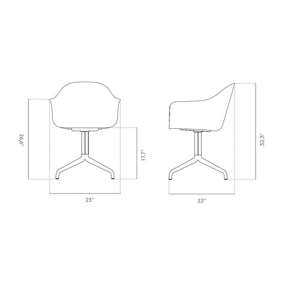 Harbour Dining Chair Chairs Audo Copenhagen