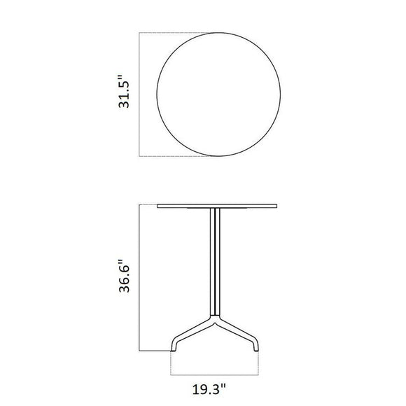 Harbour Round Column Table Tables Audo Copenhagen
