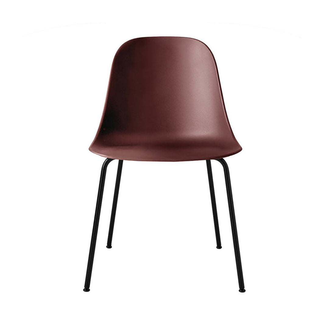 Harbour Side Chair Chairs Audo Copenhagen Burned Red Steel Base / Black Steel