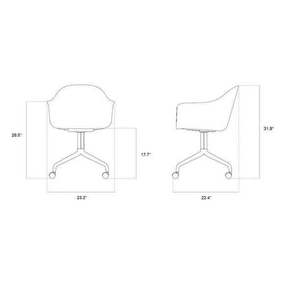 Harbour Upholstered Dining Chair Chairs Audo Copenhagen