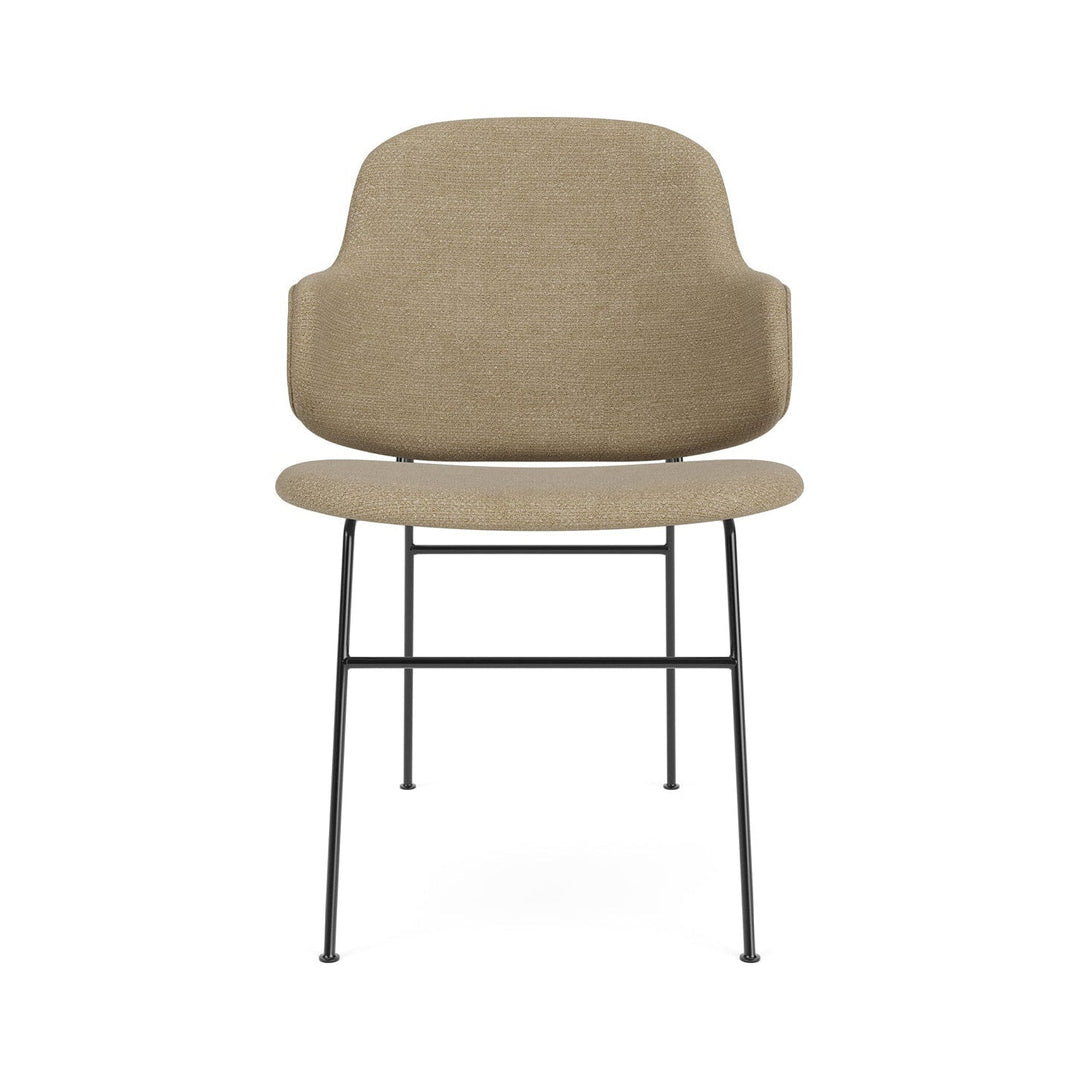 The Penguin Fully Upholstered Dining Chair Chairs Audo Copenhagen 02 - Audo Boucle Beige