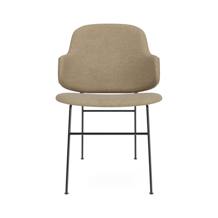 The Penguin Fully Upholstered Dining Chair Chairs Audo Copenhagen 02 - Audo Boucle Beige