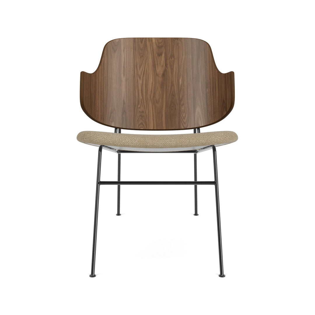The Penguin Lounge Chair Chairs Audo Copenhagen 02 - Audo Boucle Beige / Walnut
