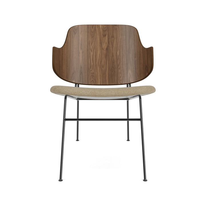 The Penguin Lounge Chair Chairs Audo Copenhagen 02 - Audo Boucle Beige / Walnut