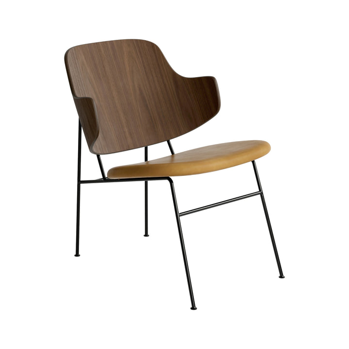The Penguin Lounge Chair Chairs Audo Copenhagen 0250 - Cognac Dakar / Walnut