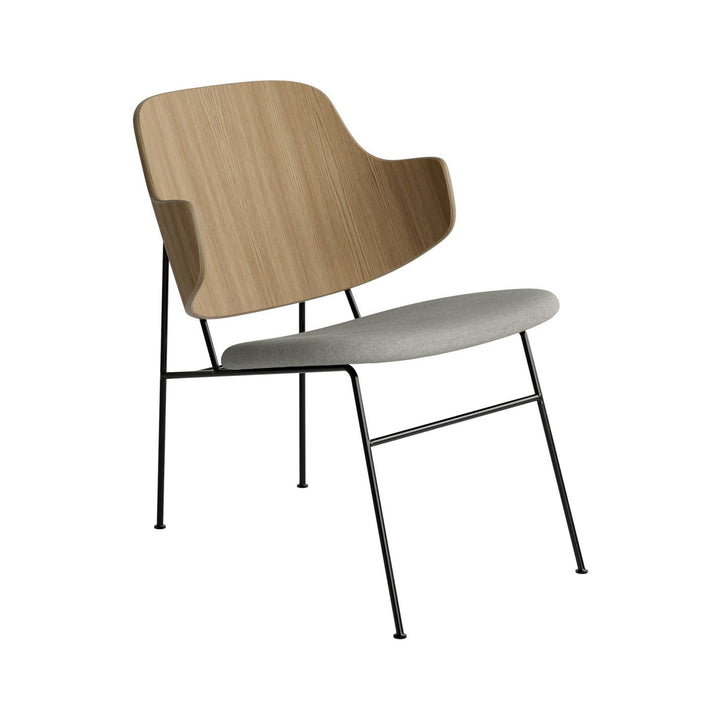 The Penguin Lounge Chair Chairs Audo Copenhagen 218 - Re-wool / Natural Oak