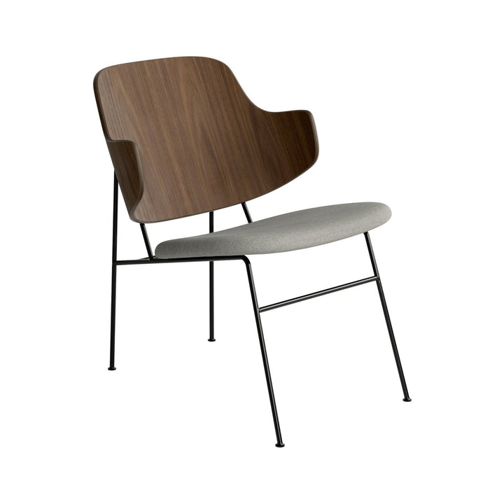 The Penguin Lounge Chair Chairs Audo Copenhagen 218 - Re-wool / Walnut