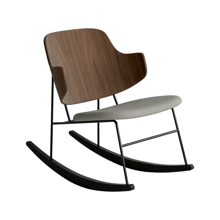 The Penguin Rocking Chair Rocking Chairs Audo Copenhagen 218 - Re-wool / Walnut