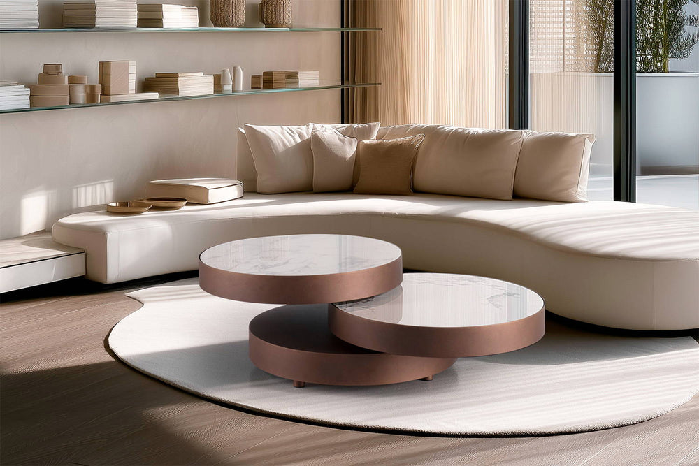 Aurum Round Coffee Table Coffee Tables Naos
