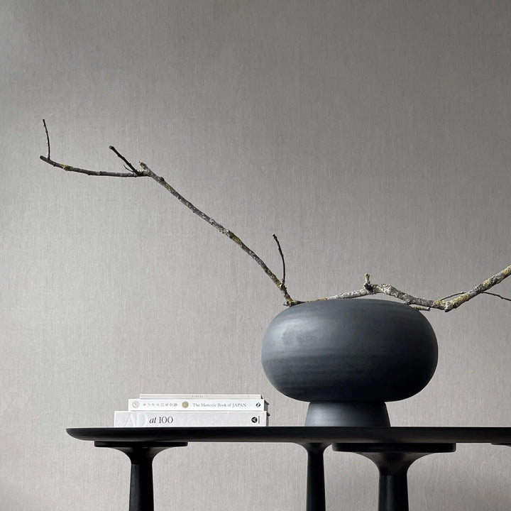 Kabin Vase, Fat - Black Vases 101 Copenhagen   