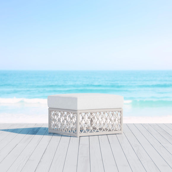 Amelia Ottoman Outdoor Ottomans Azzurro Living