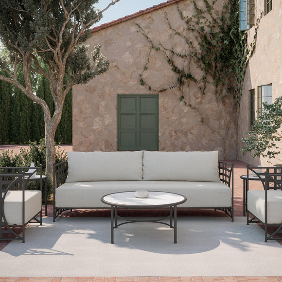 Athens 3 Seat Sofa Outdoor Sofas Azzurro Living